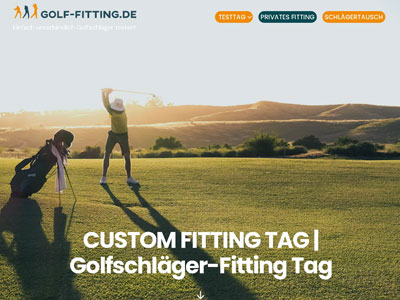 Golf-Fitting.de Website