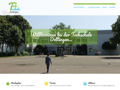 Teckschule Website