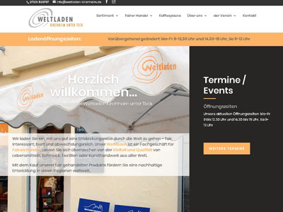 Weltladen Kirchheim Website